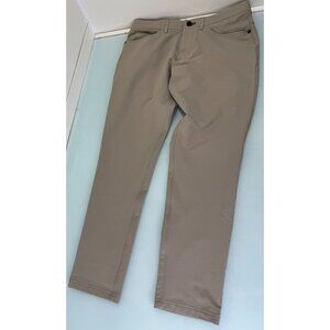 Public Rec Dealmaker Pants Mens 32X30 Slim Fit Performance Stretch 5 Pocket Tan